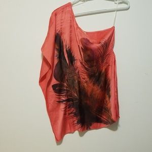 One shoulder dressy top